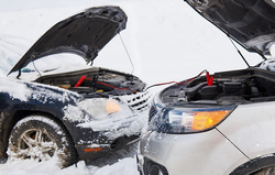 Using car jump leads