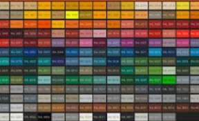 RAL color chart
